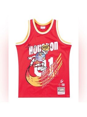 Cactus Jack By Travis Scott Mitchell Ness Astroworld Houston Rockets NBA Jersey